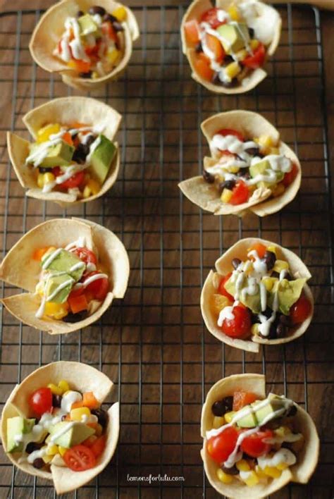 Mini Taco Tortilla Cups