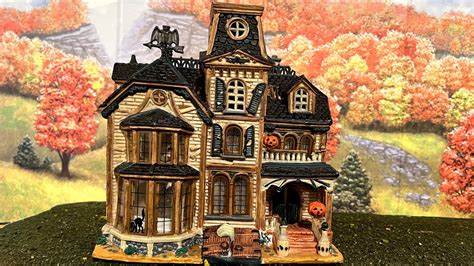 Lemax Spooky Town Greaves Manor Classic And Retired Building Review