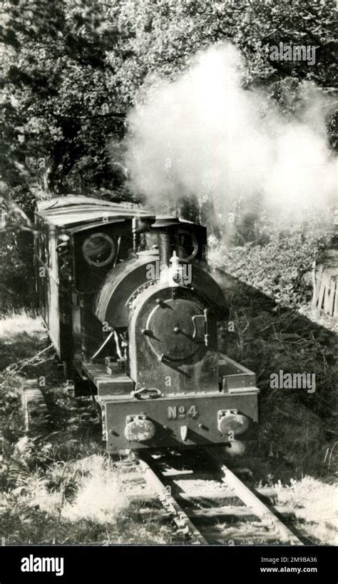 Talyllyn Railway Steam Locomotive No 4 Edward Thomas Near Dolgoch