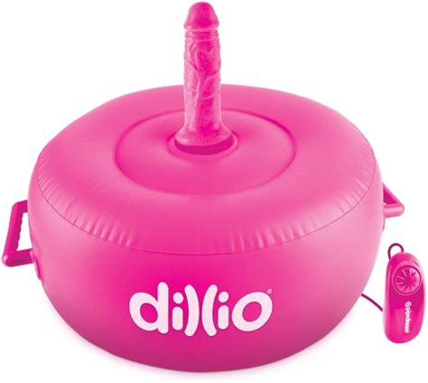 Pipedream Products Dillio Vibrating Inflatable Seat Hot Pink Amazon Ca Clothing Accessories