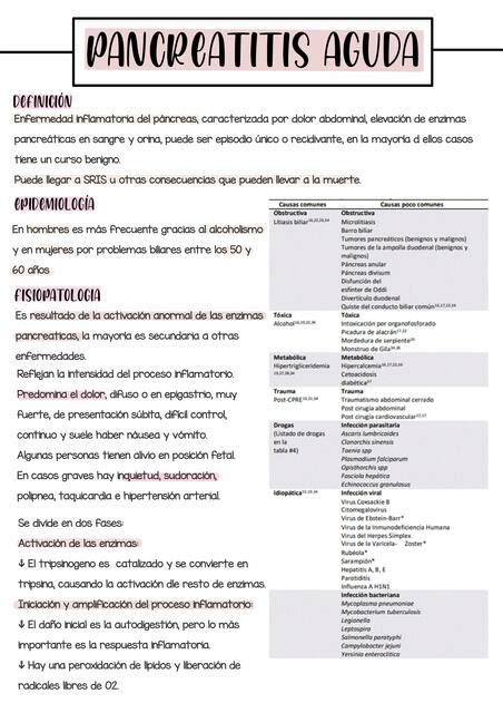 Pancreatitis Aguda PDF Medicina Zip UDocz