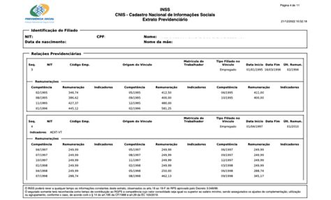 Indicadores No Cnis O Que Significam E Como Resolver