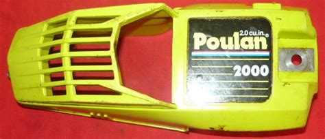 poulan 2000 chainsaw clutch side cover case (plastic type II)