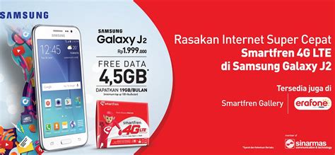 Smartfren Tawarkan Bundling Galaxy J2 Plus Bonus Melimpah