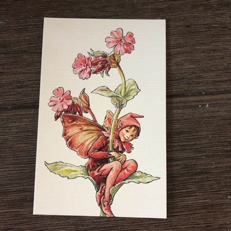 Office Garden Flower Fairies By Cicely Mary Barker Postcard Set 17