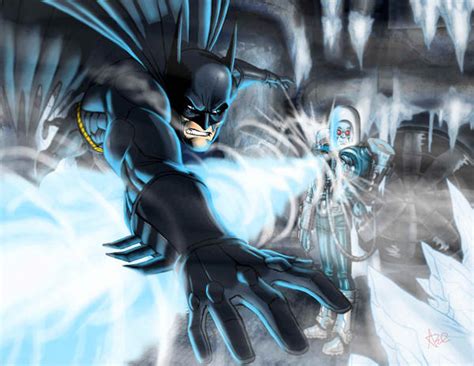 Batman Vs Mr Freeze By ArtistAbe On DeviantArt