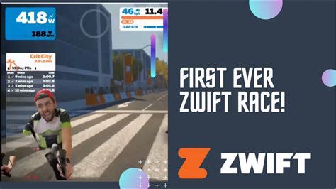 My First Ever Zwift Race Crit City Cat D Sprint Finish At The