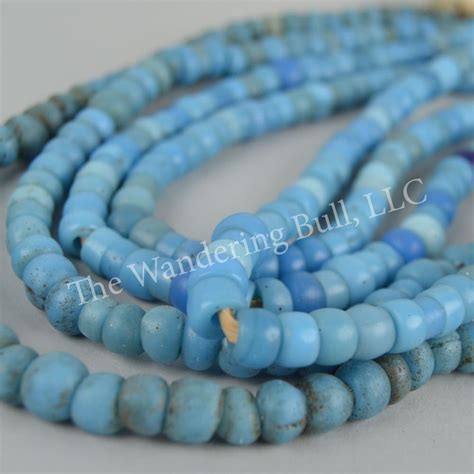 Trade Beads Blue Padre Beads The Wandering Bull Llc