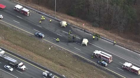 Wrong Way Driver Slams Into Oncoming Traffic On I 495