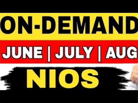 NIOS ODE Results Latest News Today Nios Ode Result YouTube