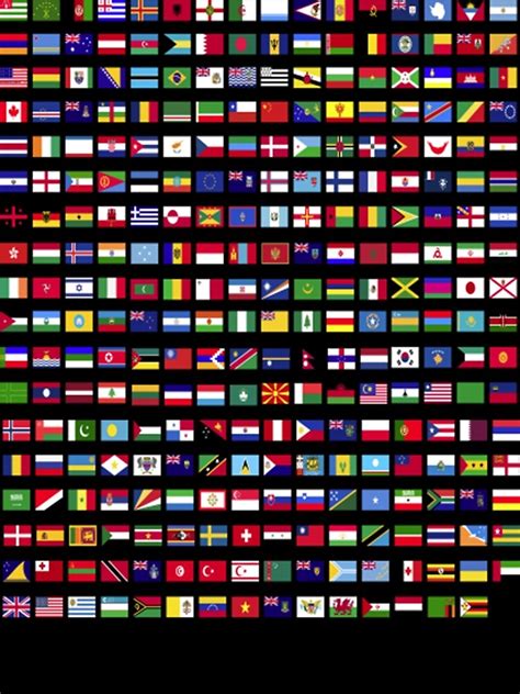 Lámina Fotográfica Banderas De Los Paises Del Mundo De Dollahrawabib