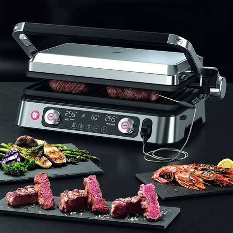 Electric Grill Braun Multigrill Pro Cg Black Stainless Steel