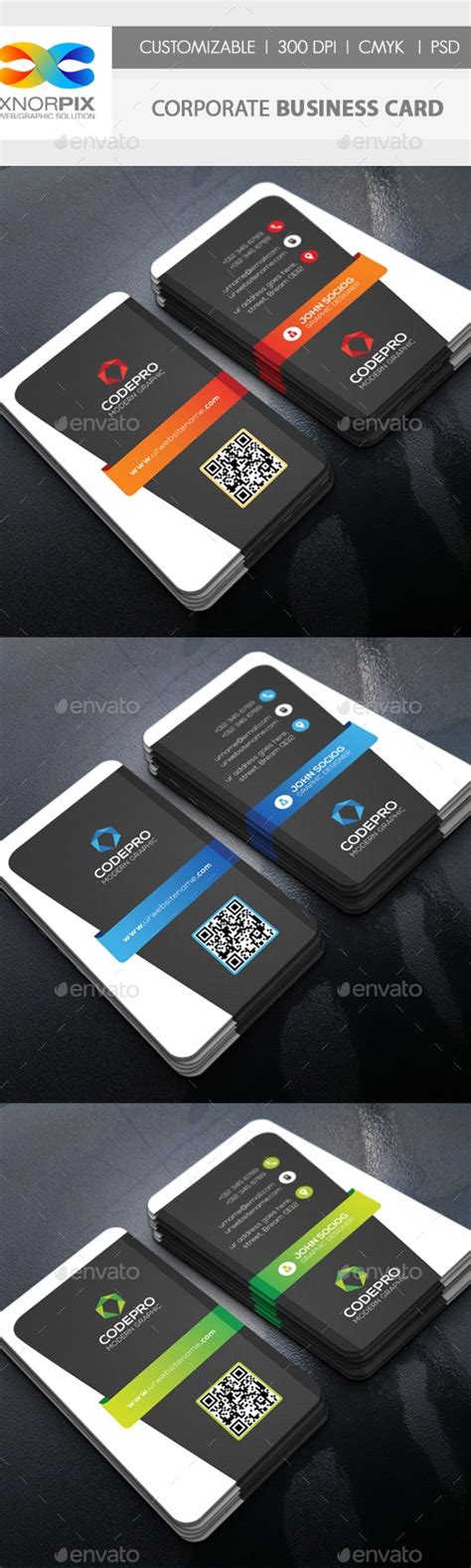 Corporate Business Card By Axnorpix Graphicriver