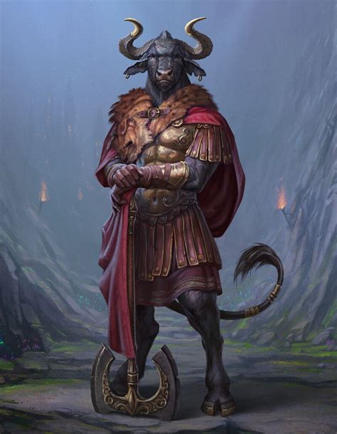 Artstation Heroes Iii Fan Art Minotaur King Iana Venge Fantasy