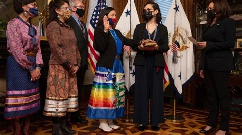 Ribbon Skirt Worn At Historic Swearing In Shows We Are Visible Says