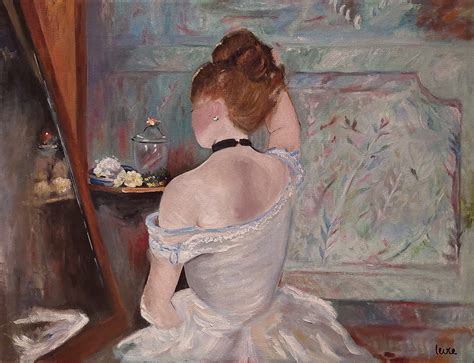 Woman At Her Toilet Berthe Morisot Behance