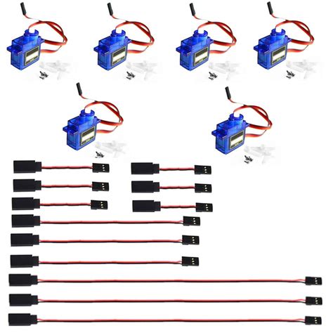 Buy Kingbra 6pcs Sg90 9g Micro Servo Motor For Airplane Helicopter Rc