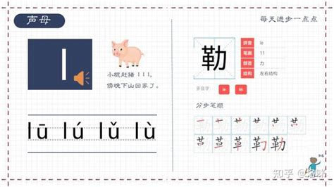 11汉语发音篇：声母dtnl用法图文｜拼音｜老人认字｜识字 知乎