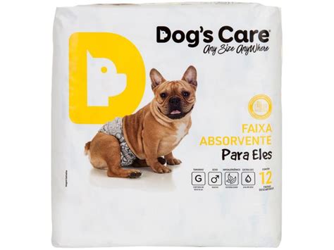 Fralda Para Cachorro Macho - Fralda Descartável para Cachorro Macho G - Dogs Care Para Eles 12 ...