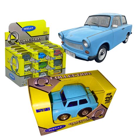 Welly Autko Metal Q Collection Trabant Retro Prl Miniaturka Model