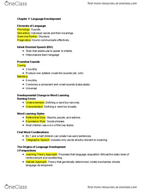 Psyc Lecture Notes Spring Lecture Pragmatics Bilingual