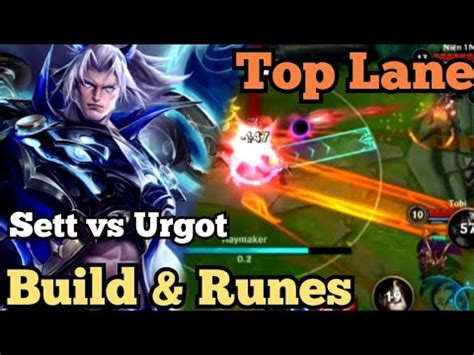 Sett Vs Urgot Wild Rift 5 1 Baron Lane Ranked Build Runes YouTube