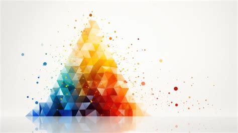 Premium Ai Image An Abstract Representation Of A Christmas Tree Made