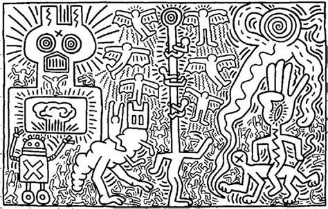 Coloriage Adulte Keith Haring 8 Pop Art Coloring Pages Keith Haring