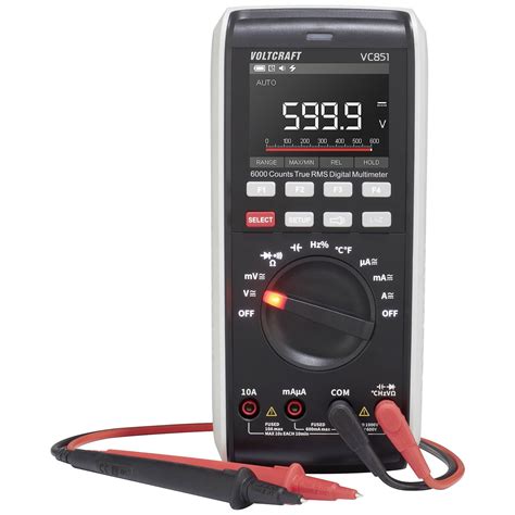 Vc Voltcraft Digital Multimeter Lcd U I True Rms Cat Iii