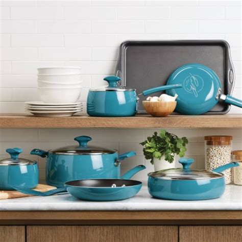 Rachael Ray 16883 Cityscapes Porcelain Enamel 12 Piece Nonstick