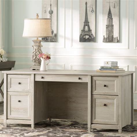 Lark Manor Datur Executive Desk And Reviews Wayfair