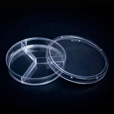 China CE ISO Approved Disposable Ps Plastic Petri Dish Container 90mm