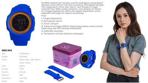 Cara Mengatur Alarm Jam Tangan Eiger Eiger Sneffels Watch Blue