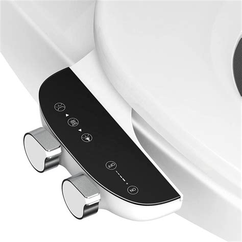 Non Electric Bidet Attachment Dual Nozzles Easy Installation Ceramic