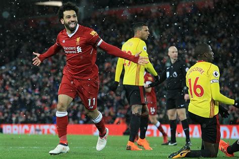 Super Salah Hits Four As Liverpool Thrashes Watford Daily Sabah