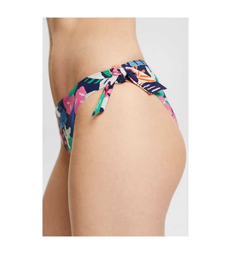 ESPRIT Bikini Briefs With A Colourful Pattern And Ties Size XS