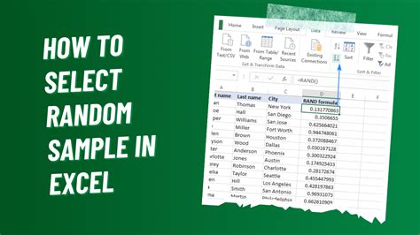 How To Select Random Sample In Excel Earn Excel