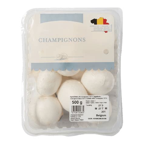 Champignons bon marché chez ALDI