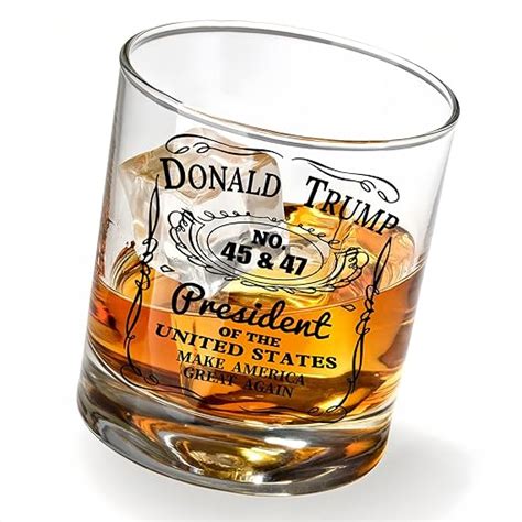 Amazon Trump Whiskey Glass Political Right Wing Conservative