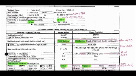 How To Review Welder Qualification In Accordance With Asme Section 9