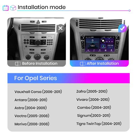 Junsun V Gb Wirelesscarplay Din Androidauto Radio For Opel Astra