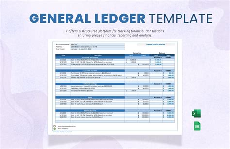 Ledger Templates in Excel - FREE Download | Template.net