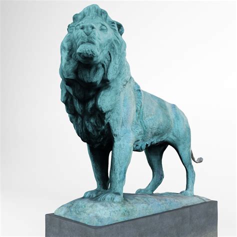 Lion_Sculpture 3D Model $8 - .max .fbx .obj - Free3D