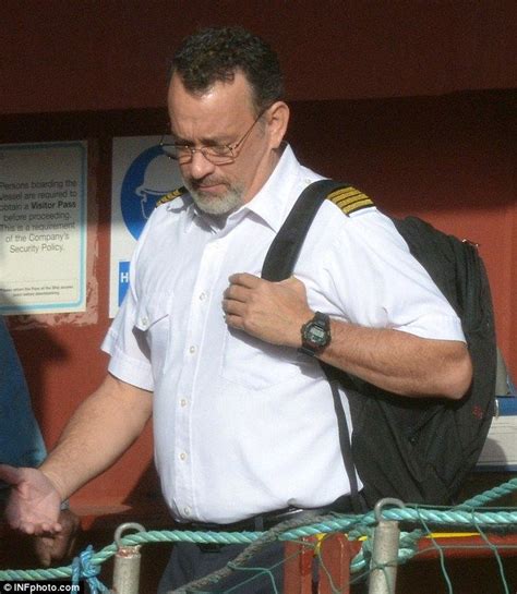 From Castaway To Cargo Ship Tom Hanks Climbs Aboard To Film Captain