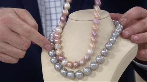 Honora Grey Ming Cultured Pearl Necklace On Qvc Youtube