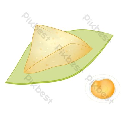 Cartoon Triangle Dumpling Illustration Psd Png Images Free Download