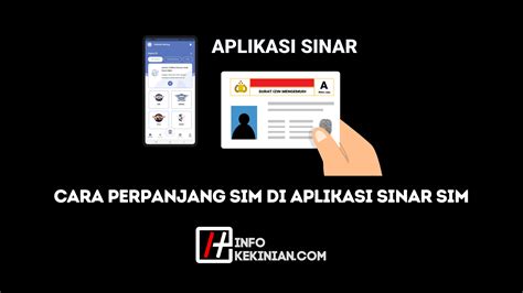 Cara Perpanjang SIM Di Aplikasi Sinar SIM