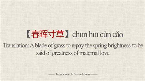 Translations Of Chinese Idioms Youtube