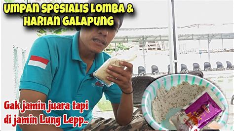 DIJAMIN Lunglep Gak Pakai Lama Umpan Putih Paling Jitu Mancing Ikan