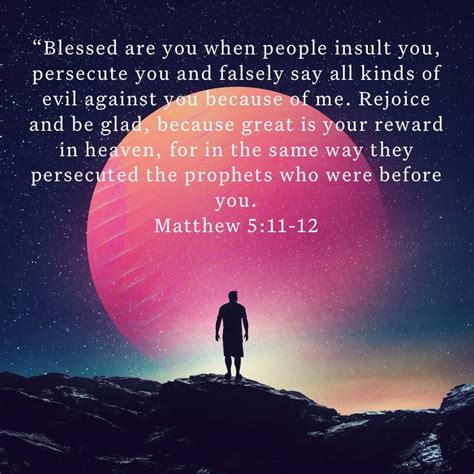 Matthew Blessed Are You When People Insult You Persecute You